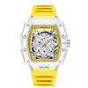 Wholesale Fashionable Transparent Mens Watches Waterproof Ti