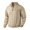 Men's Jacquard Fall Winter Long-sleeved Warm Pullover Hoodie
