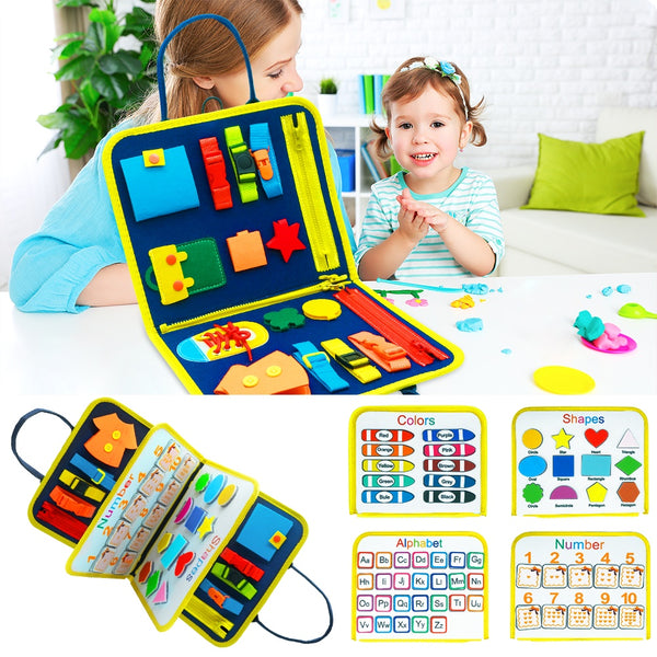 New Busy Book Children's Busy Board Dressing And Buttoning L