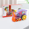 Domino Train Toys Baby Toys Car Puzzle Automatic Release Lic