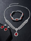 New European And American Style Elegant Luxury Sapphire Neck