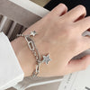 Versatile Arrival Sterling Silver Pentagram Bracelet For Wom
