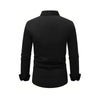 Men's Shirt Business Button Down Shirt Summer Solid Color Lo