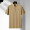 Cotton Mercerized Mens Polo Shirt High-End Feel Pure Cotton