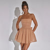 Tube Top Lace Dress With Back Bow-knot Summer Fashion Temper