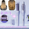New 2 In 1 Automatic Hair Curler Straightener Negative Ion E