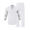 Mens Loose-Fit Long-sleeved Suit Casual Breathable V-Neck He