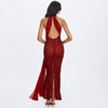 Women's New Halterneck Flowy Split Dress | Buy Online Best P