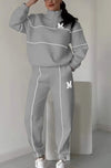Womens 2 Piece Outfits Lounge Hoodless Pullover Sweatshirt S