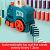 Domino Train Toys Baby Toys Car Puzzle Automatic Release Lic