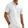 Men's Lapel Polo Shirt Linen Pocket T-Shirt | Buy Online Bes
