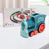 Domino Train Toys Baby Toys Car Puzzle Automatic Release Lic