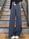 Irregular Wide-leg Pants Ins Fashion Loose Trousers Women's