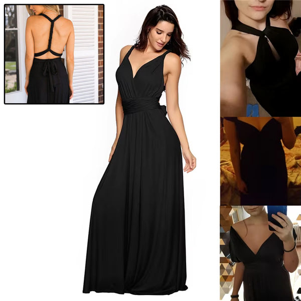Women's Sexy Long Party Dress Club Floor-Length Summer Backl