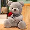 23-45cm New Lovely Hug Roses Teddy Bear Plush Pillow Stuffed