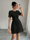 Fashionable And Elegant Short-Sleeve Dress For Women | Buy O