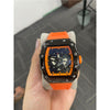 Cylindrical Mens Watch With Luminous Quartz Movementnon-wris