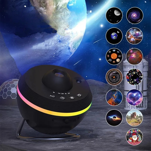 Dynamic Meteor 13 In 1 Ultra Clear Galaxy Projector Lamp Rot