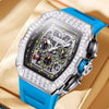 Men's Luxury Square Diamond Watch With Star Pattern | Buy On