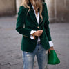 Velvet Lapel Casual Suit Business Fashion Slim Single-breast