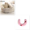 2 In 1 Dog And Cat Bed Pet Winter Bed Round Plush Warm Bed H