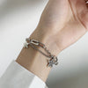 Versatile Arrival Sterling Silver Pentagram Bracelet For Wom