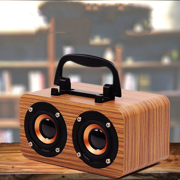 Wooden Wireless Bluetooth Speaker Portable Outdoor | Buy Onl