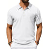 Men's Lapel Polo Shirt Linen Pocket T-Shirt | Buy Online Bes