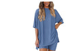 Summer Shorts Suit Fashion Loose Short-sleeved T-shirt And S