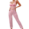 Spring Summer Women's Casual Pajamas Home Wear Vest Color Ma
