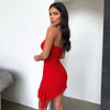 Y2K Tube-top Split Dress Summer Ins Fashion Backless Short D