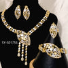 Dazzling Starry Night Cheetah Gemstone Necklace | Buy Online