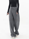 Irregular Wide-leg Pants Ins Fashion Loose Trousers Women's