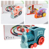 Domino Train Toys Baby Toys Car Puzzle Automatic Release Lic
