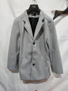 Men's Slim Coat Fashion Single-breasted Solid Color Business