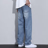 Fleece Lined American Style Retro Mens Straight Leg High Str
