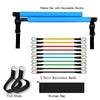 Fitness Yoga Pilates Bar Portable Gym Accessories Sport Elas
