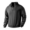 Men's Jacquard Fall Winter Long-sleeved Warm Pullover Hoodie