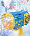 Bubble Gun Rocket 69 Holes Soap Bubbles Machine Gun Shape Au