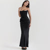Slim Tube Top Long Dress Sexy Fashion Bandeau Backless Party