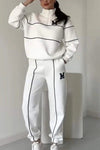 Womens 2 Piece Outfits Lounge Hoodless Pullover Sweatshirt S