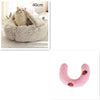 2 In 1 Dog And Cat Bed Pet Winter Bed Round Plush Warm Bed H