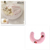 2 In 1 Dog And Cat Bed Pet Winter Bed Round Plush Warm Bed H