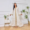 Scratch-printed Gold-stamped Fashionable Ethnic-style Dress